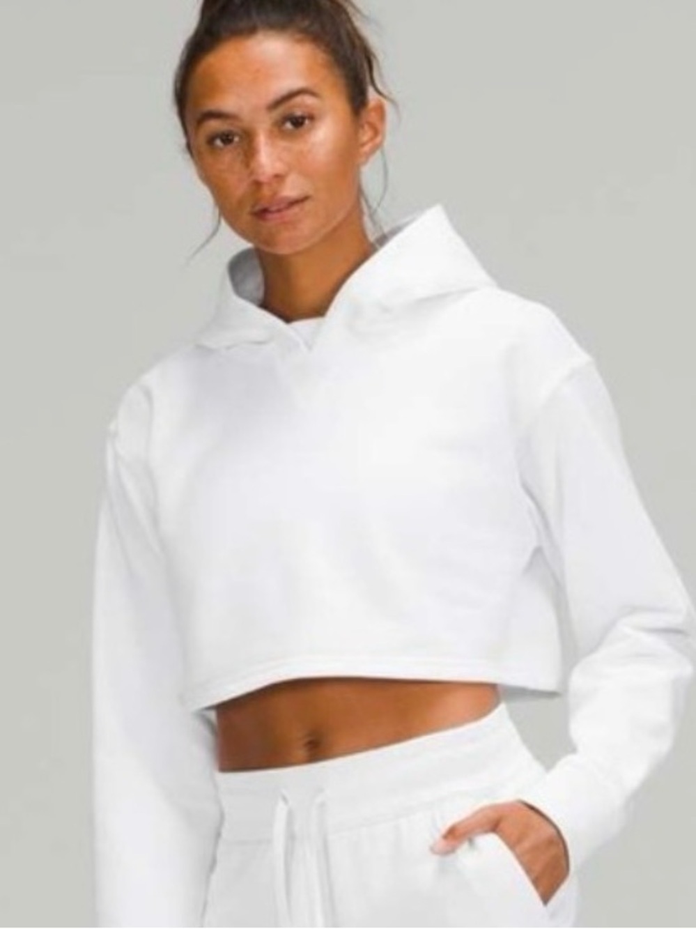 Lululemon All Yours Cropped Hoodie